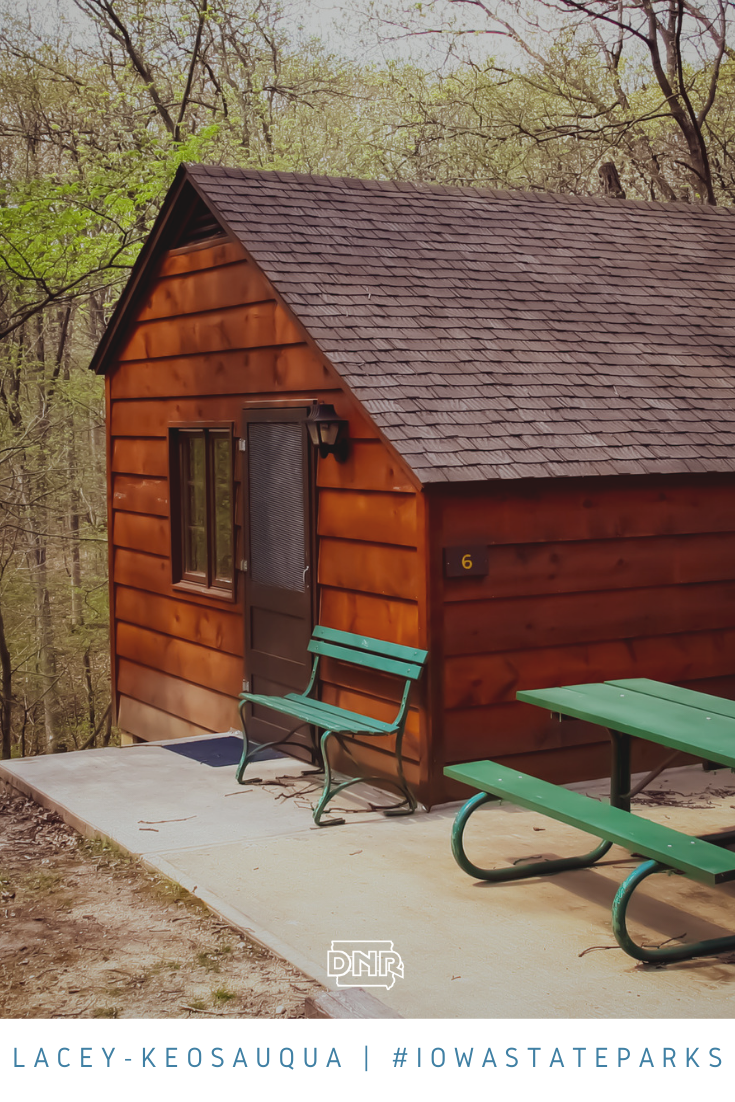 Stay in a cozy cabin at Lacey-Keosauqua State Park  |  Iowa DNR